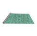 Sideview of Machine Washable Abstract Light Blue Modern Rug, wshabs2845lblu