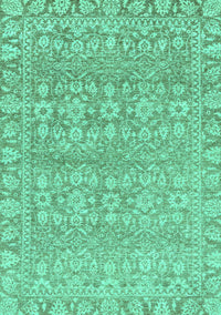 Abstract Turquoise Modern Rug, abs2845turq