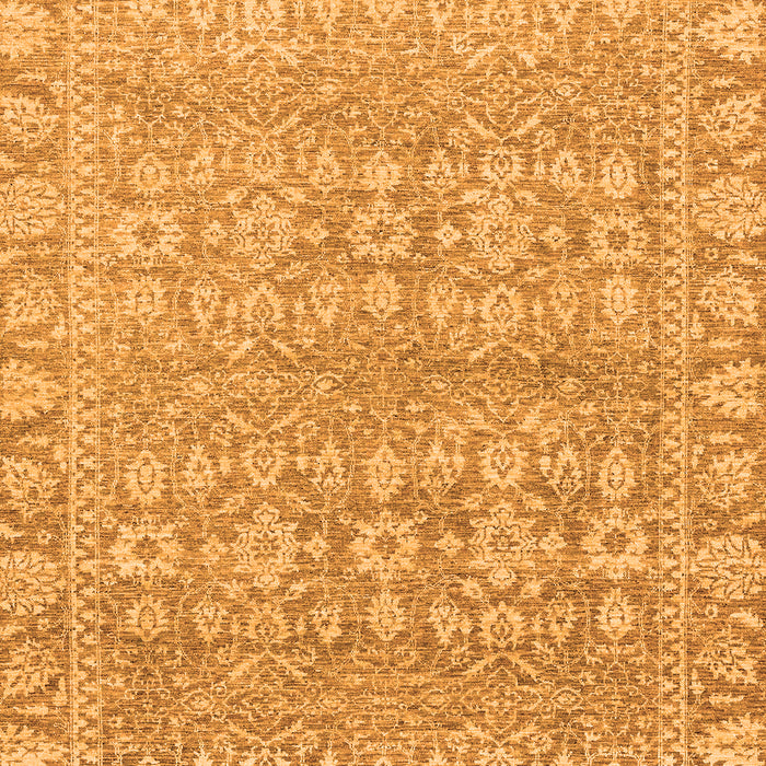 Machine Washable Abstract Orange Modern Area Rugs, wshabs2845org