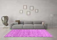 Machine Washable Abstract Purple Modern Rug, wshabs2845pur