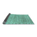 Sideview of Abstract Light Blue Modern Rug, abs2845lblu