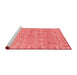 Modern Red Washable Rugs