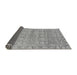 Sideview of Abstract Gray Modern Rug, abs2845gry