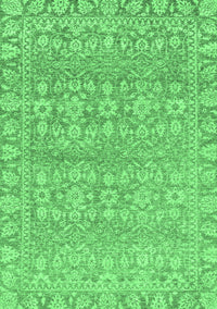 Abstract Emerald Green Modern Rug, abs2845emgrn