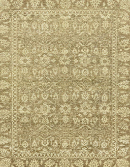 Abstract Dark Brown Modern Rug, abs2845