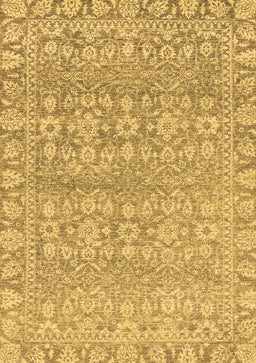 Abstract Brown Modern Rug, abs2845brn