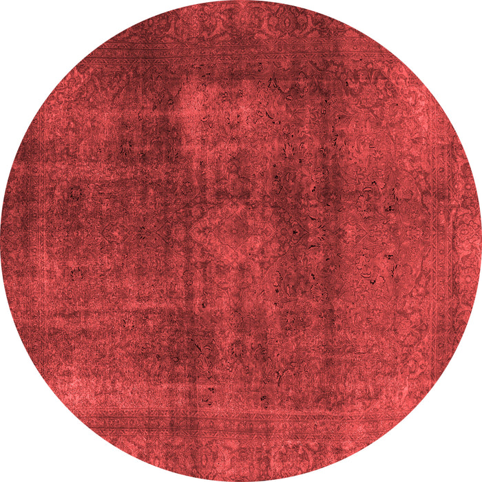 Abstract Red Modern Rug, abs2846red