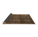 Sideview of Abstract Brown Modern Rug, abs2846brn