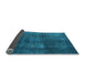 Sideview of Abstract Light Blue Modern Rug, abs2846lblu