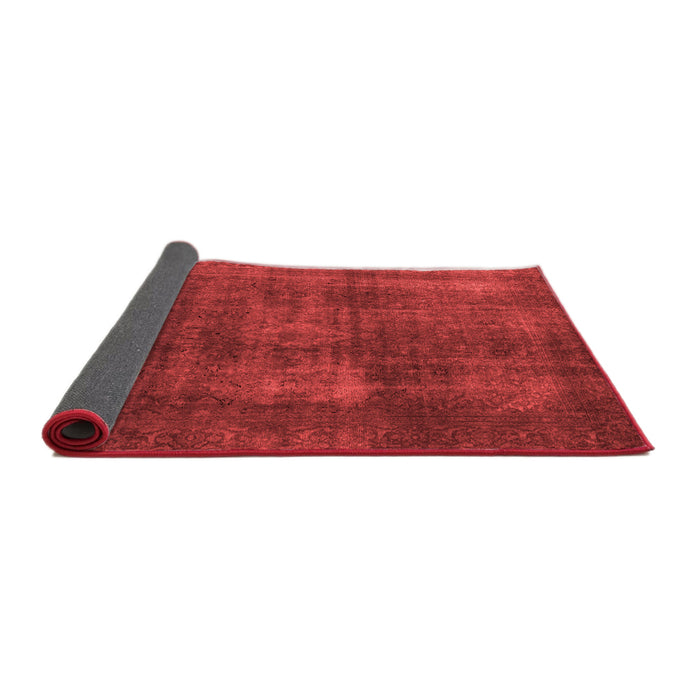Abstract Red Modern Area Rugs