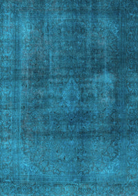 Abstract Light Blue Modern Rug, abs2846lblu