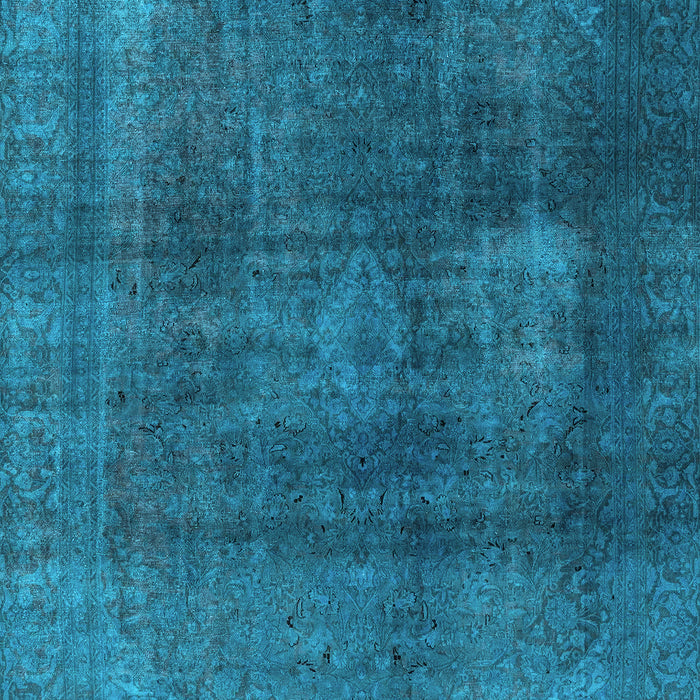 Abstract Light Blue Modern Rug, abs2846lblu
