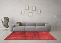 Machine Washable Abstract Red Modern Rug, wshabs2846red