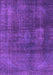 Machine Washable Abstract Purple Modern Area Rugs, wshabs2846pur