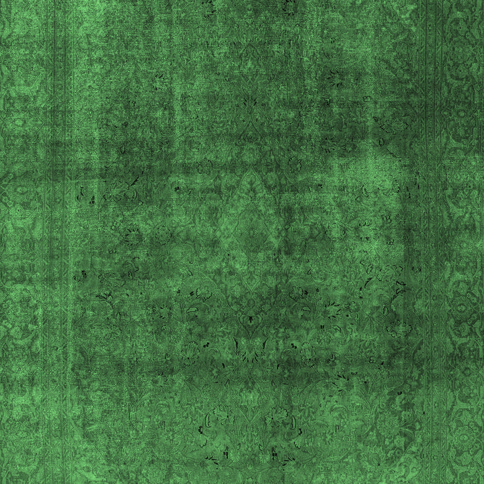 Abstract Emerald Green Modern Rug, abs2846emgrn