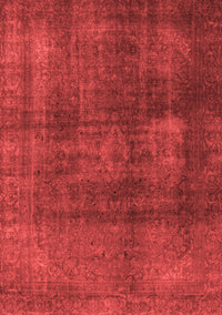 Abstract Red Modern Rug, abs2846red