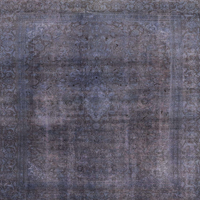 Square Abstract Rat Gray Modern Rug, abs2846