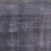 Square Abstract Rat Gray Modern Rug, abs2846