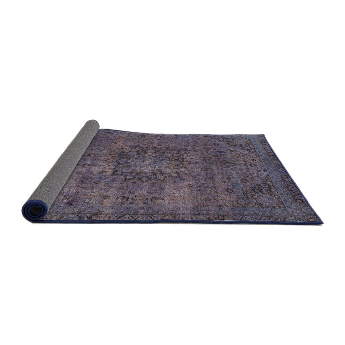Sideview of Abstract Plum Purple Persian Rug, abs2847