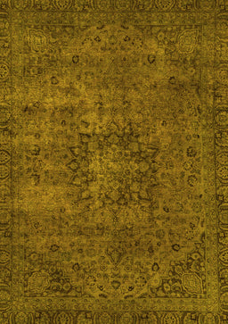 Persian Yellow Bohemian Rug, abs2847yw