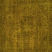 Square Persian Yellow Bohemian Rug, abs2847yw