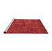 Bohemian Red Washable Rugs