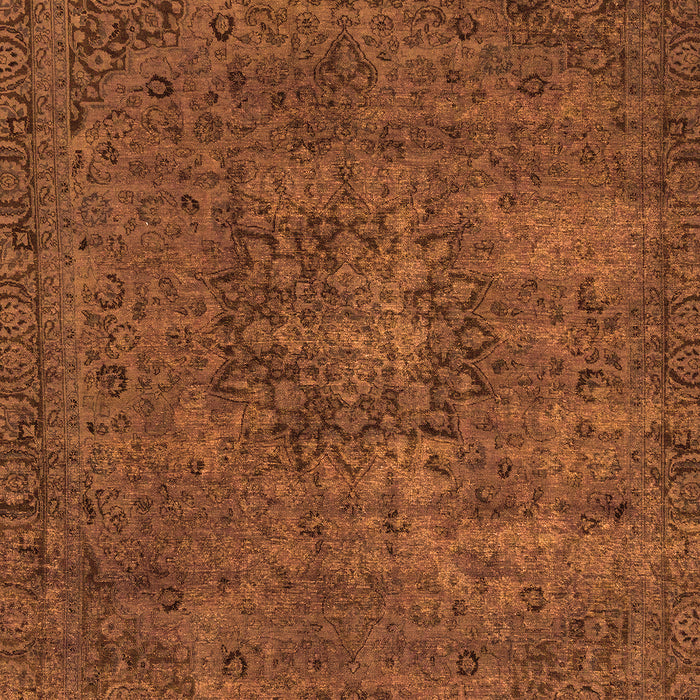 Machine Washable Persian Orange Bohemian Area Rugs, wshabs2847org