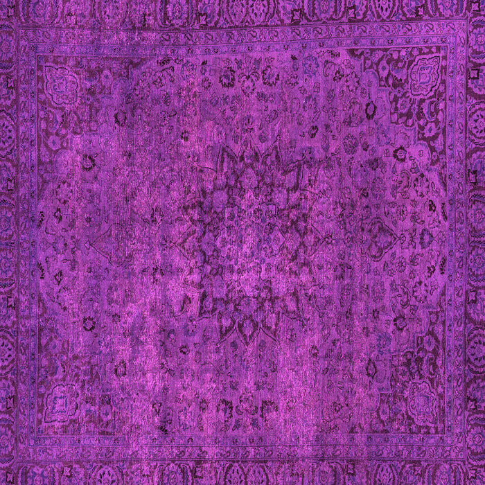 Square Machine Washable Persian Pink Bohemian Rug, wshabs2847pnk