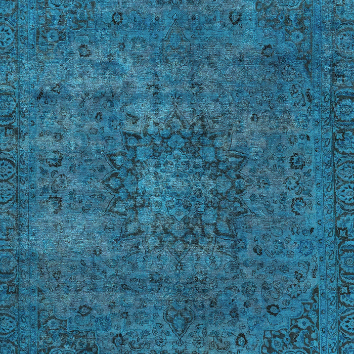 Machine Washable Persian Light Blue Bohemian Rug, wshabs2847lblu