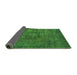 Sideview of Persian Green Bohemian Rug, abs2847grn