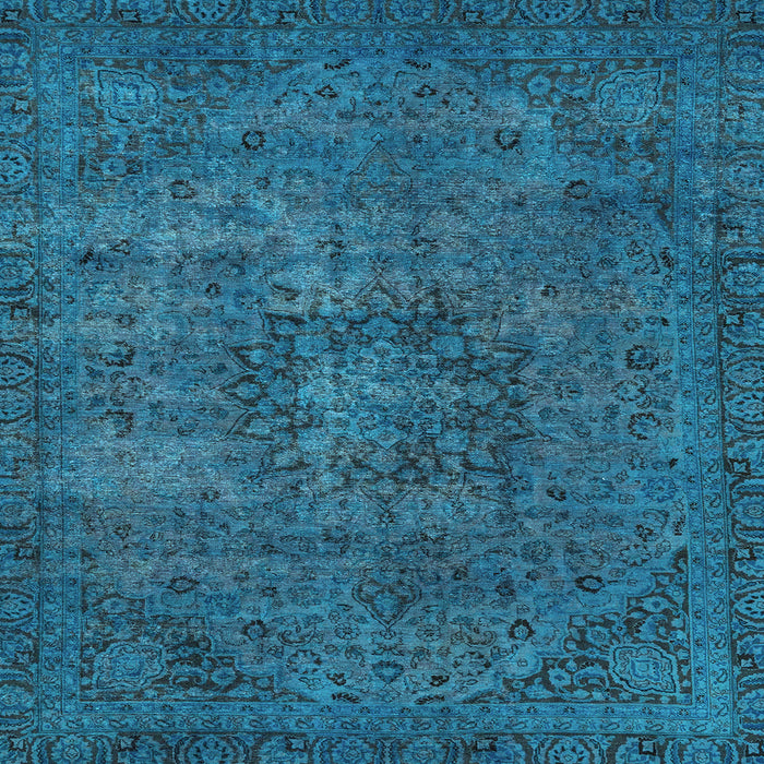 Square Persian Light Blue Bohemian Rug, abs2847lblu