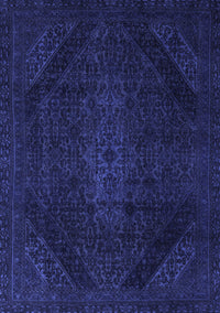 Abstract Blue Modern Rug, abs2848blu