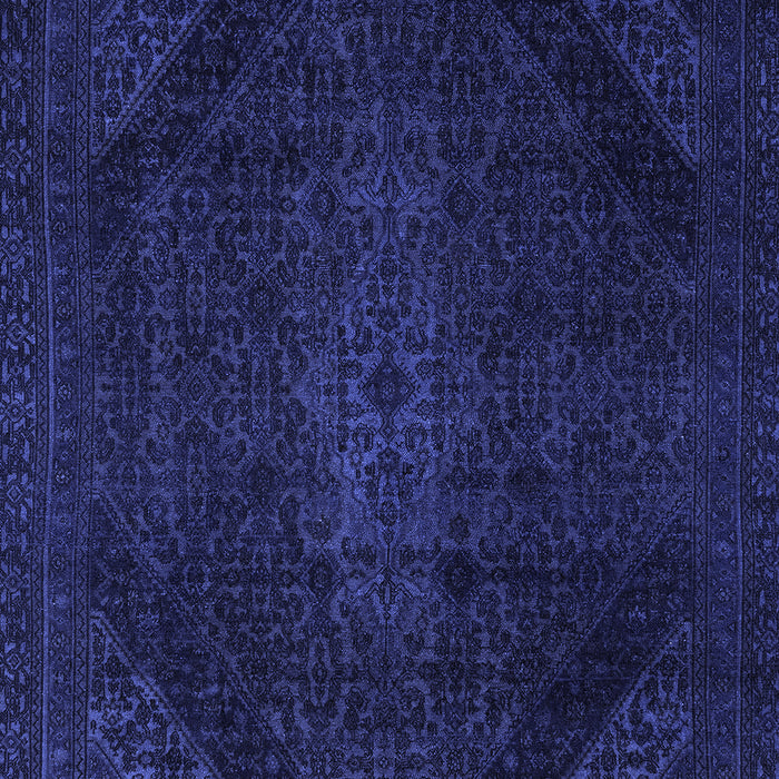 Abstract Blue Modern Rug, abs2848blu