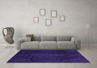 Machine Washable Abstract Purple Modern Rug, wshabs2848pur