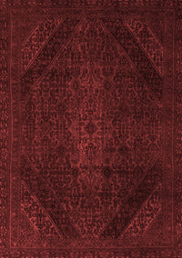 Abstract Red Modern Rug, abs2848red