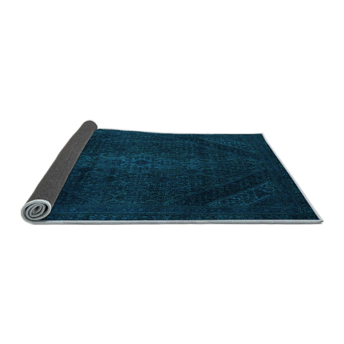 Sideview of Abstract Light Blue Modern Rug, abs2848lblu