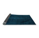 Sideview of Abstract Light Blue Modern Rug, abs2848lblu