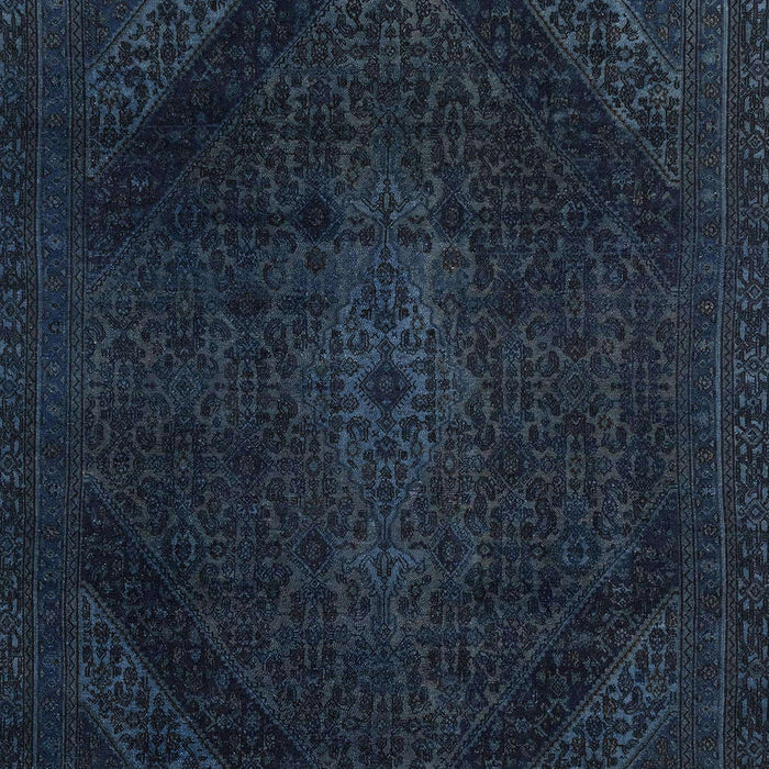 Abstract Blue Modern Rug, abs2848