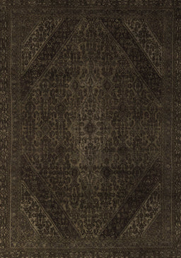 Abstract Brown Modern Rug, abs2848brn