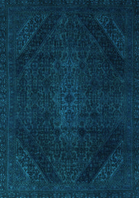 Abstract Light Blue Modern Rug, abs2848lblu