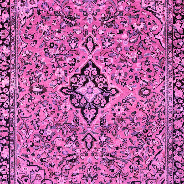 Machine Washable Abstract Pink Modern Rug, wshabs2849pnk