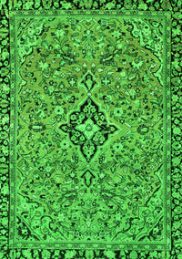 Abstract Green Modern Rug, abs2849grn