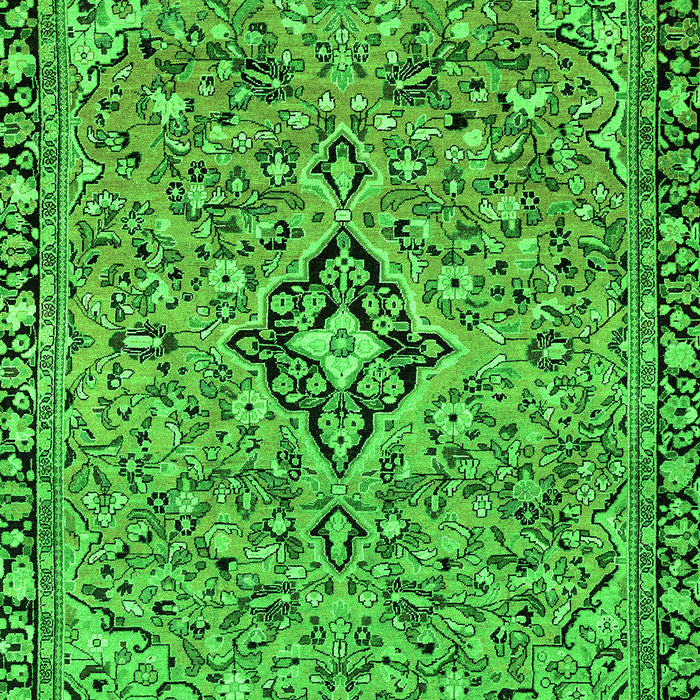 Abstract Green Modern Rug, abs2849grn