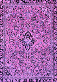 Abstract Purple Modern Rug, abs2849pur