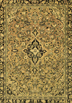 Abstract Brown Modern Rug, abs2849brn