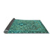 Sideview of Abstract Light Blue Modern Rug, abs2849lblu