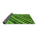 Sideview of Oriental Green Modern Rug, abs284grn