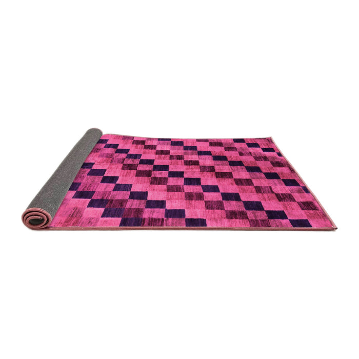 Sideview of Oriental Pink Modern Rug, abs284pnk