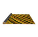 Sideview of Oriental Yellow Modern Rug, abs284yw