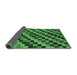 Sideview of Oriental Emerald Green Modern Rug, abs284emgrn